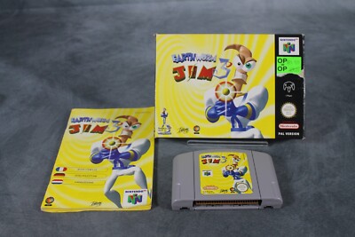 Earthworm Jim 3 Earth Worm Jim 3 Nintendo 64 N64 OVP Anleitung Modul TOP