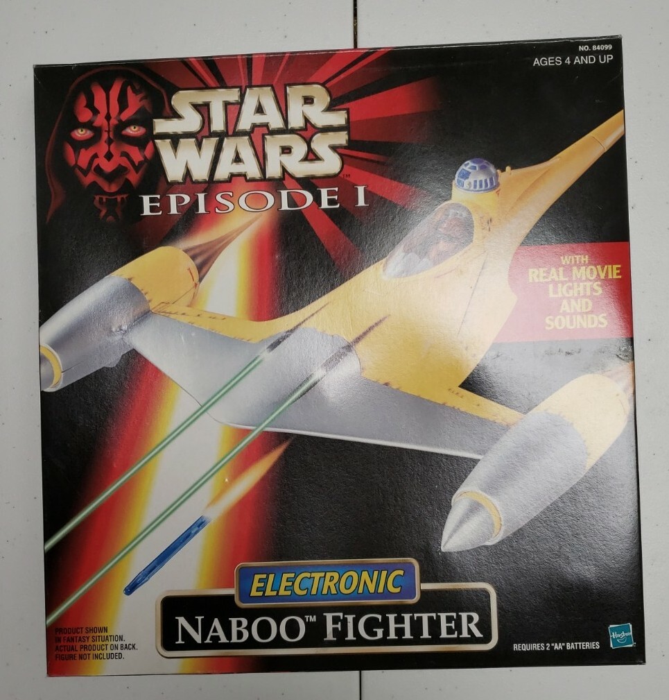 Star Wars Phantom Menace Naboo Starfighter Episode 1 Hasbro