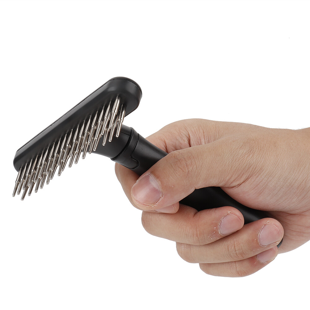 Pet Grooming Massage Comb Hair Removal Shedding Cleaning Brush Tool For