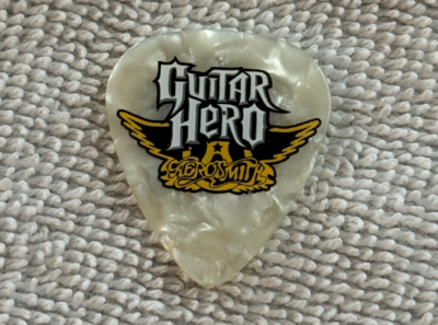 Aerosmith エアロスミス Joe Perry 2019 ギターピック AERSOMITH JOE PERRY SIGNATURE GUITAR PICK GUITAR HERO CONCERT TOUR