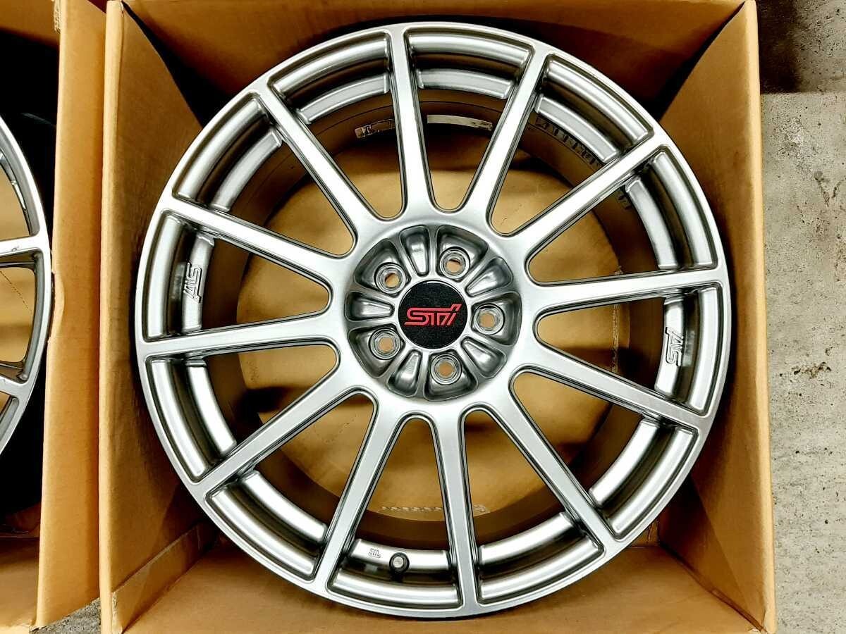 legacyBRZ STI sports ホイール　4/4 Subaru Legacy tuned by STi 18x7.5+55 5x100 4 Wheels No Tires