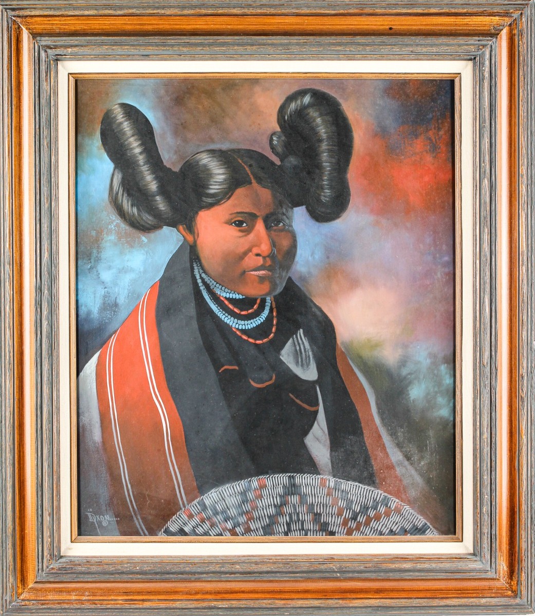 Bill Dixon Jr. (Navajo, 20th C.) Native American Girl With
