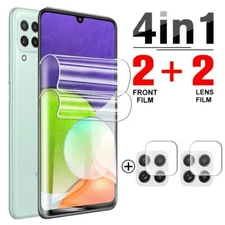 For Samsung A12 A32 A51 A71 A52 5G A54 A14 Hydrogel Screen/ Glass Lens Protector