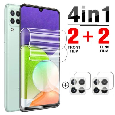 For Samsung A12 A32 A51 A71 A52 5G A54 A14 Hydrogel Screen/ Glass Lens Protector