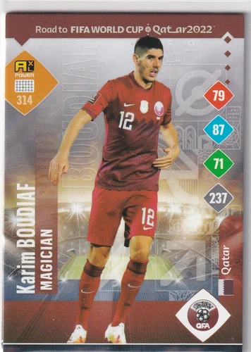 Panini Road To Qatar World Cup Card 2022 No. 314 Karim Boudiaf Magician