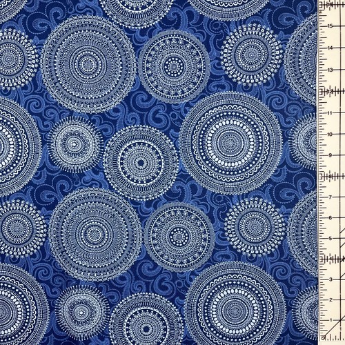 Connecting Threads Symphony of Blues Cartouche 4631 Patriot Blue PRE-CUT 2.5 YDS - Picture 2 of 10