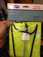 ECONOMY SAFETY VEST YELLOW--AERVOE--XX-LARGE