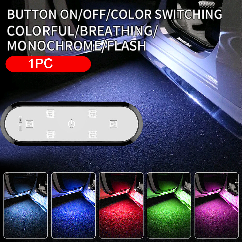1PC Wireless LED Lights USB Rechargeable Automotive Neon for Car Interior
