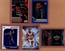 Zion Williamson Rookie Rc lot, Optic blue velocity Keys to the kingdom Select XR