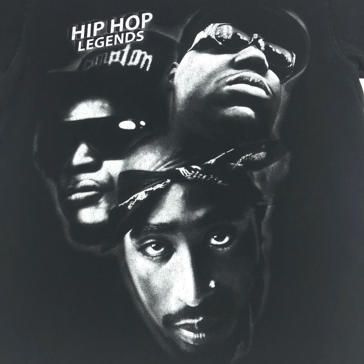Vintage RAP T-Shirt Size L Tupac Easy E Notorious B.I.G. Hip Vintage RAP T-Shirt Size L Tupac Easy E Notorious B.I.G. Hip