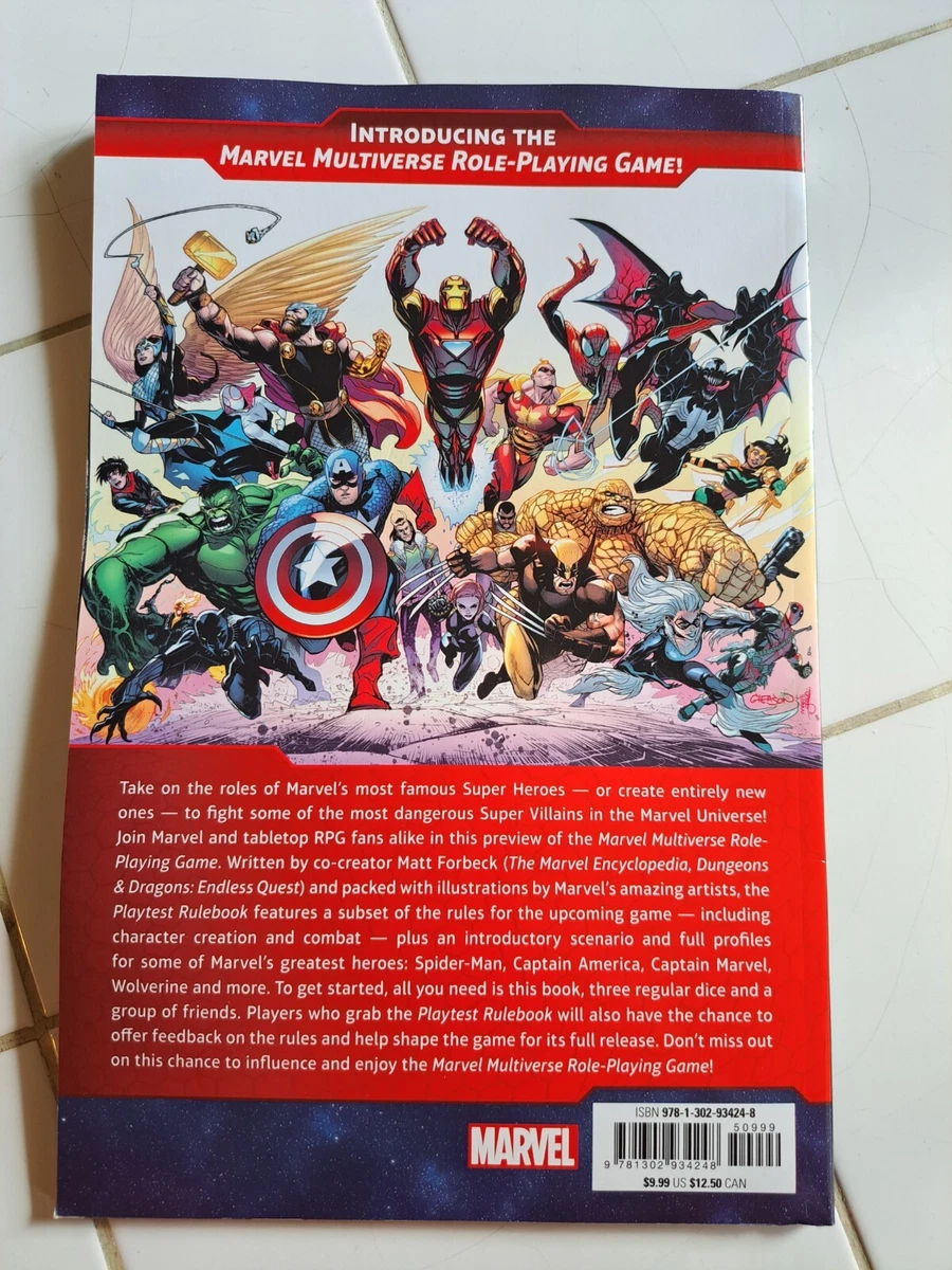  MARVEL MULTIVERSE ROLE-PLAYING GAME: PLAYTEST RULEBOOK