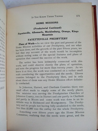 1927 Selten, wenn Sie diese Dinge wissen: Presbyterianische Aufgabe in North Carolina von Kapuze - Bild 11 von 11