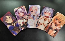 A set of 10 Genshin Impact girls square neoprene Coasters FREE SHIPPING