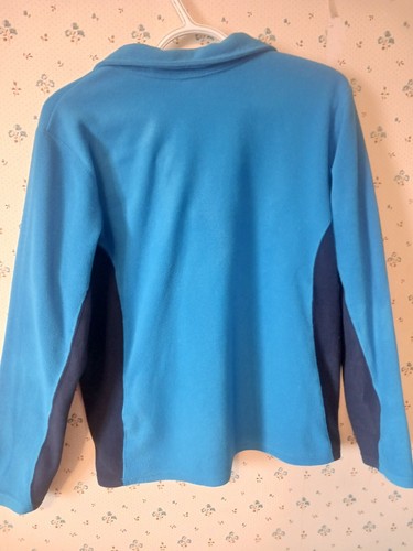 NORTH FACE (THE) kid blue/black fleece pull over 1/4 henley Size XL(18/20) - Picture 2 of 7