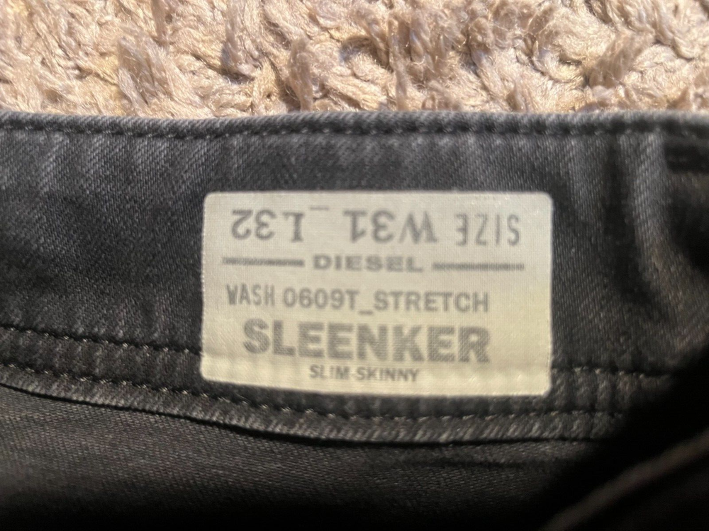 Diesel sleenker jeans 31w32L black