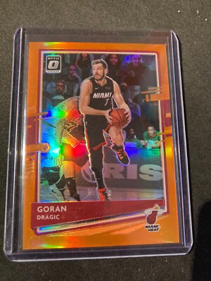 2020 2021 Panini Donruss Optic Orange Prizm 164/199 Goran Dragic #27 Miami Heat