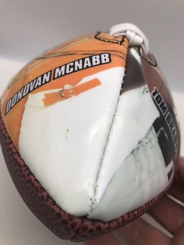 TOM BRADY MCNABB HERSHEY PROMO MINI FOOTBALL Super Bowl XXXIX PATS EAGLES - Picture 5 of 7