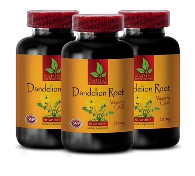Immune support tablets - DANDELION ROOT 3B 180 Caps - dandelion tincture organic