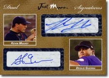 Kevin Mulvey * Deolis Guerra Autograph Rookie GOLD Auto #/10
