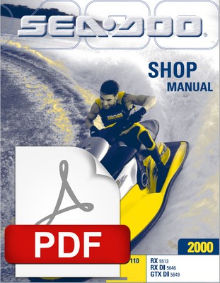2000 Seadoo Bombardier Rx Rx Di Gtx Di Jet Ski Service Repair Workshop Manual Ebay
