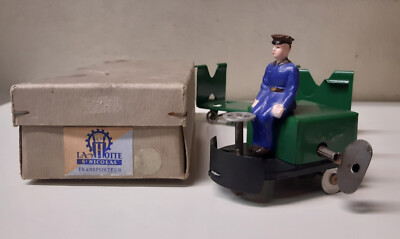 Jouet Mécanique Ancien - Chariot De Gare En Tôle La Hotte St-Nicolas Avec Boîte (années 50)