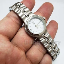 Women's Luxury ESQ MOVADO Venture Silver Stainless Steel Swiss Quartz Watch 
