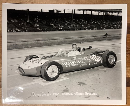 8x10 Photo of Duane Carter, 1963 Indianapolis 500 - Picture 1 of 2