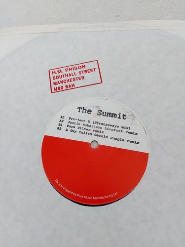 Pro-ject X The Summit PROMO 12" Vinyl Drum n Bass Jungle Breakbeat 1994