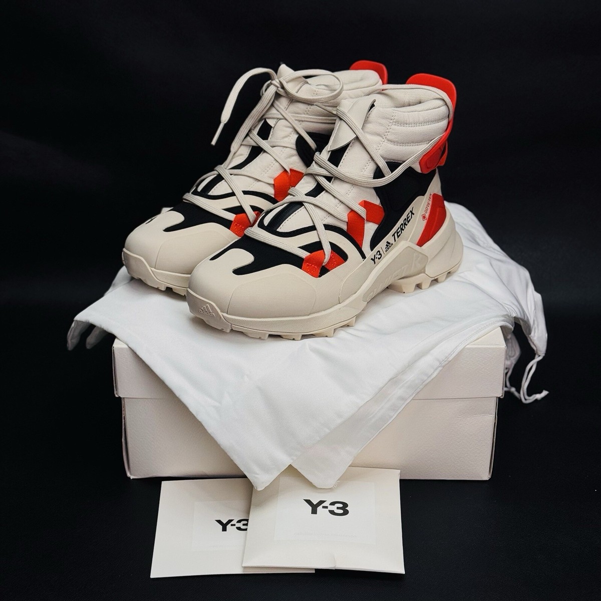 ADIDAS Y-3 TERREX SWIFT R3 GTX GORE-TEX CLEAR BROWN MENS 5 WOMENS