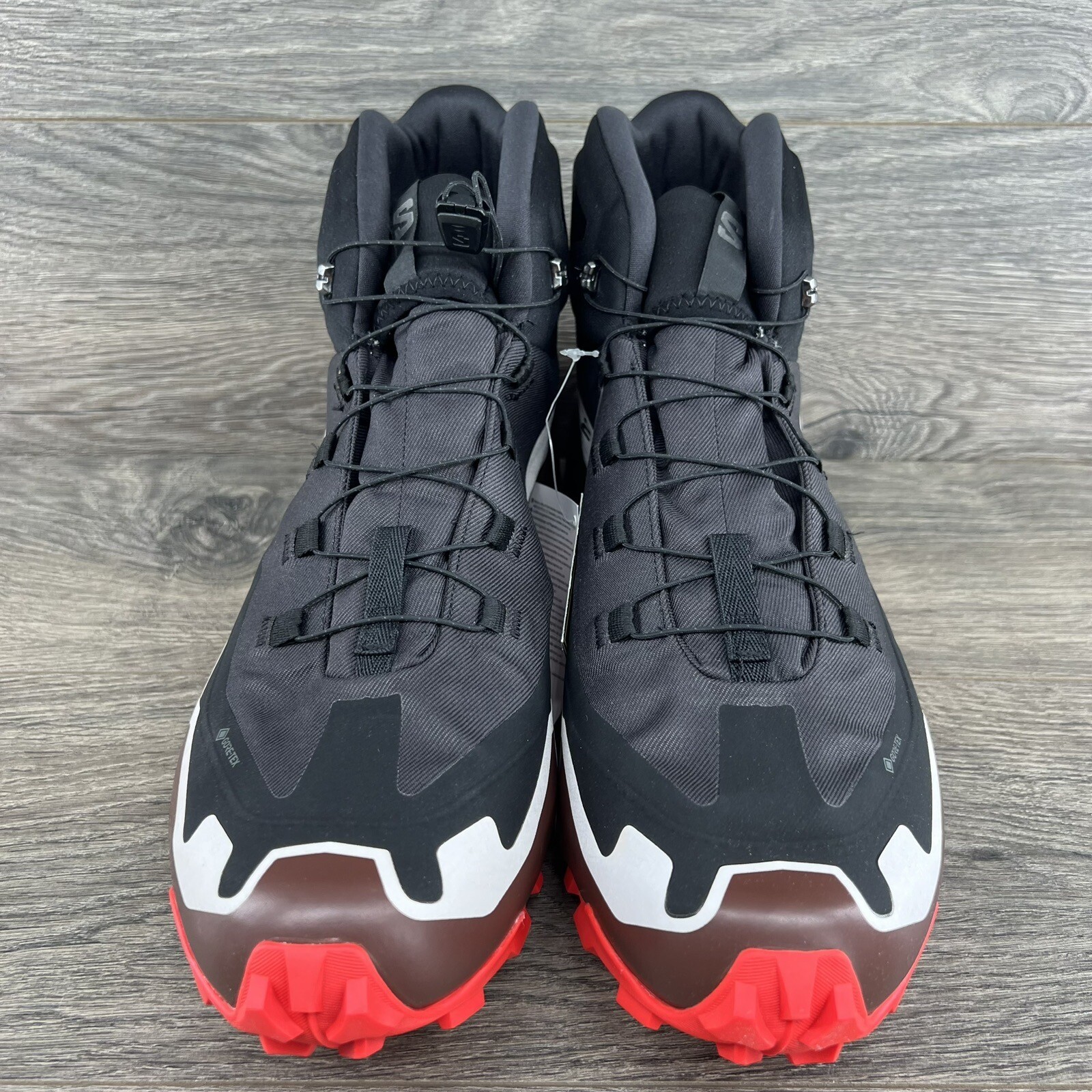 Stivali da trekking Salomon Cross Hike Mid Gortex 2 da uomo trail running taglia 12 neri