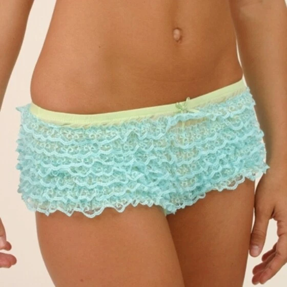 A0427 Native Intimates NUEVO Lunares Transparentes en Niveles Malla Floral Encaje RUMBA Boysho Foto 4 de 4