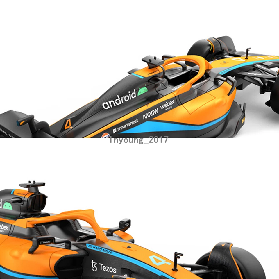 Remote Control Car 1:18 F1 Mclaren MCL36 RC Car Model Toy Cars Lando Norris - Image 4 of 4