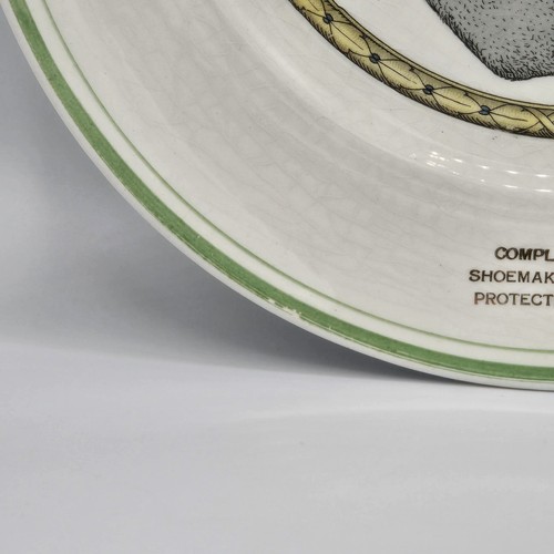 Antique Shoemaker Mercantile Co Protection KS New Years Baby Souvenir Plate 9" - Picture 7 of 11