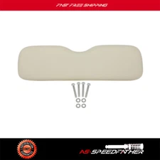 For EZGO TXT White Golf Cart Front Backrest Eco-friendly leather