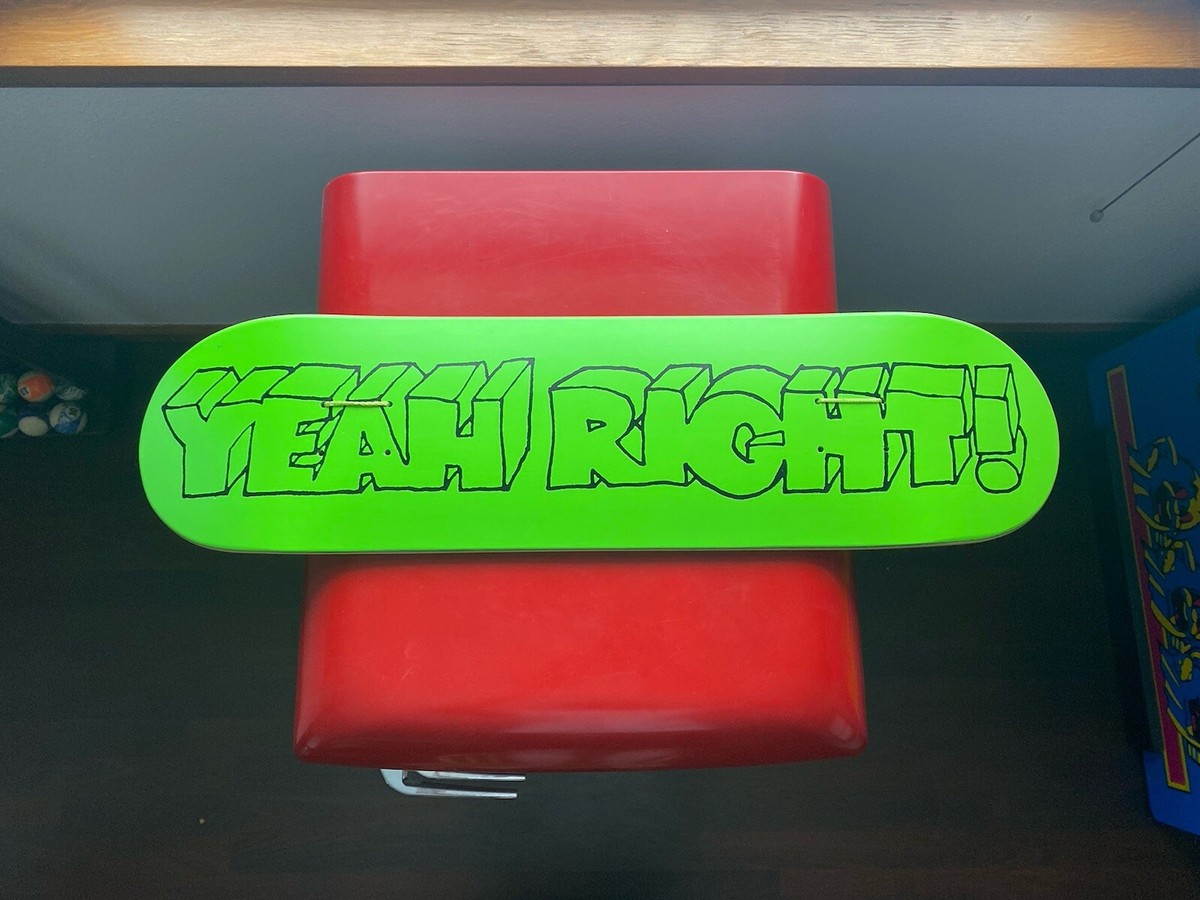 Girl Yeah Right Skateboard Deck Skate Video DVD VHS Logo Koston