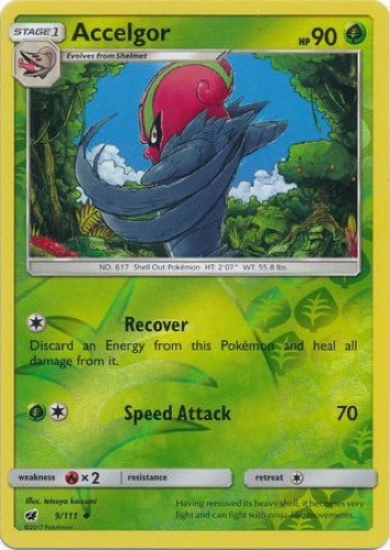 Accelgor (Crimson Invasion 9/111) - Uncommon (Reverse Foil)