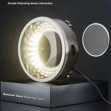 Microscope LED Polarising Light 28-62mm Lens Ring Light Microscope Illuminators