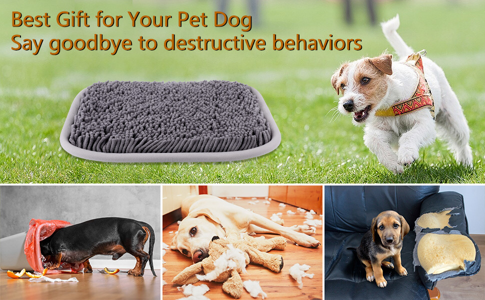 Tappeto Sniffing Per Cani Tonsooze - Tappetino Puzzle Con Erba In Feltro, 70x70 Cm, Per Giochi E Anti-Stress - Foto 9