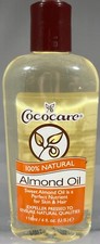 Cococare Almond Oil for Skin and Hair, 4 oz. - 100 Natural