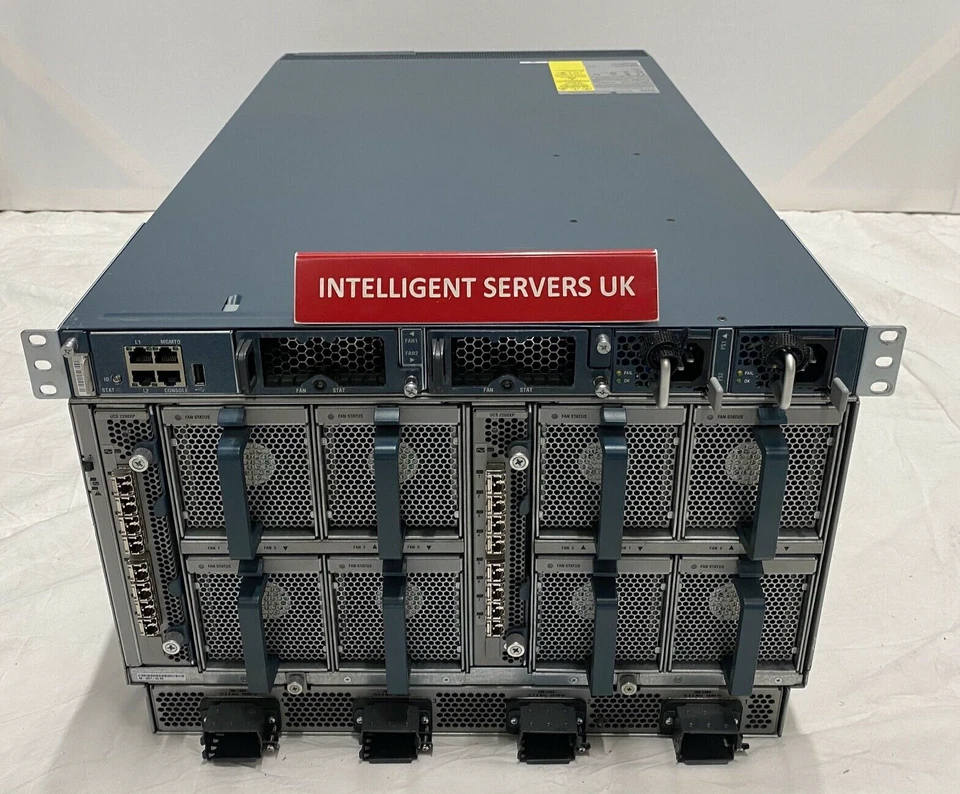 Cisco UCS 5108 1x UCS-FI-6248 8x UCS B200 M5 96 Cores 3TB RAM Blade Solution - Image 2 of 2