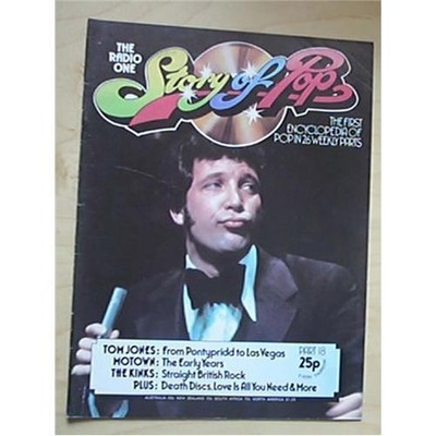 TOM JONES STORY OF POP NO.18 MAGAZINE 1974 - COLOUR COVER WITH MORE INSIDE UK