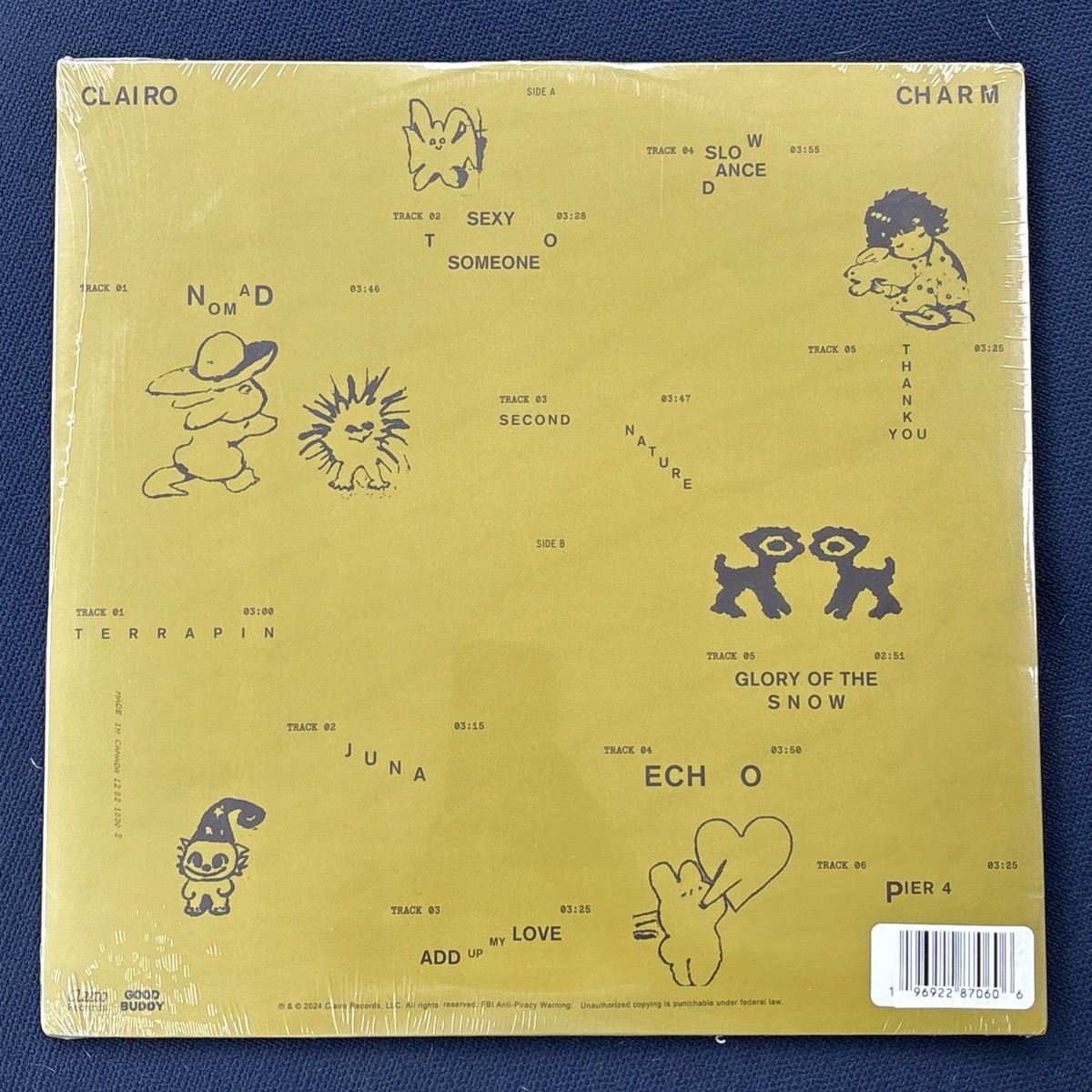 Clairo　Charm　レコード　Yellow Vinyl Amazon.com: Clairo - Charm (Third Times The) TTL