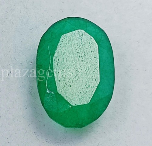 7.70 Ct Natural Green Emerald | Oval Cut | Certified Colombian Gem 5ARU - Picture 6 of 7
