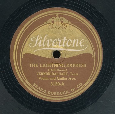 78tk-hillbilly-SILVERTONE 3129-Vernon Dalhart-(Lightning Express/Blue Ridge Mtn)