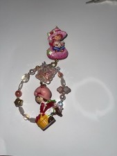 Strawberry Shortcake Junk Journal | Dangle Paper Clip with Figurine & Charms ✨