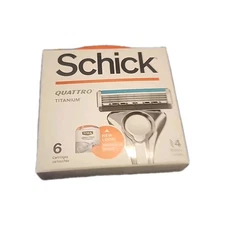 Schick Quattro Refill Cartridges - Silver 