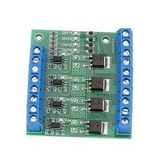 4-Channel MOSFET Driver Module Optocoupler Isolation PLC Amplifier |