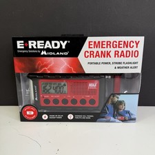 NEW Midland ER310 E Ready Emergency Crank Radio Solar NOAA Weather Alert AM/FM