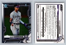 2021 Bowman Chrome #BCP-161 Julio Carreras Prospects