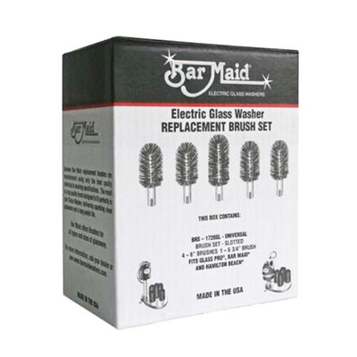 #ad #ad Bar Maid BRS1722 5Piece Electric Glass Washer Brush Set $94.58
